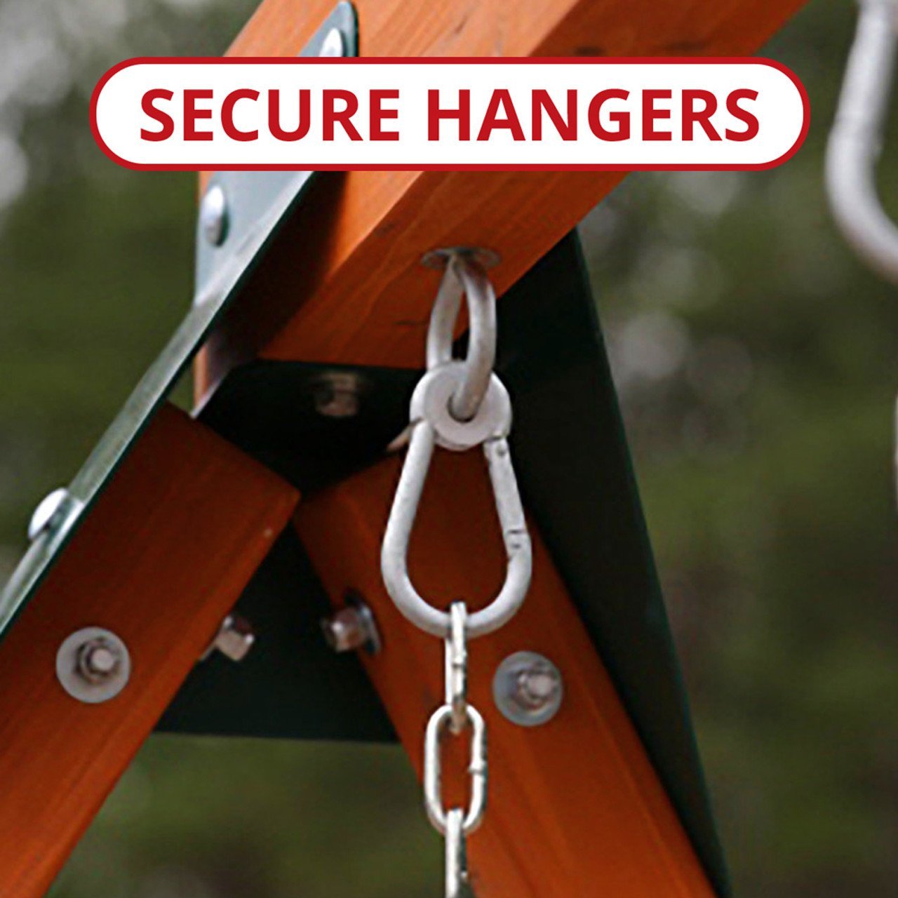 Swing-N-Slide Knightsbridge Deluxe Wooden Outdoor Swing Set