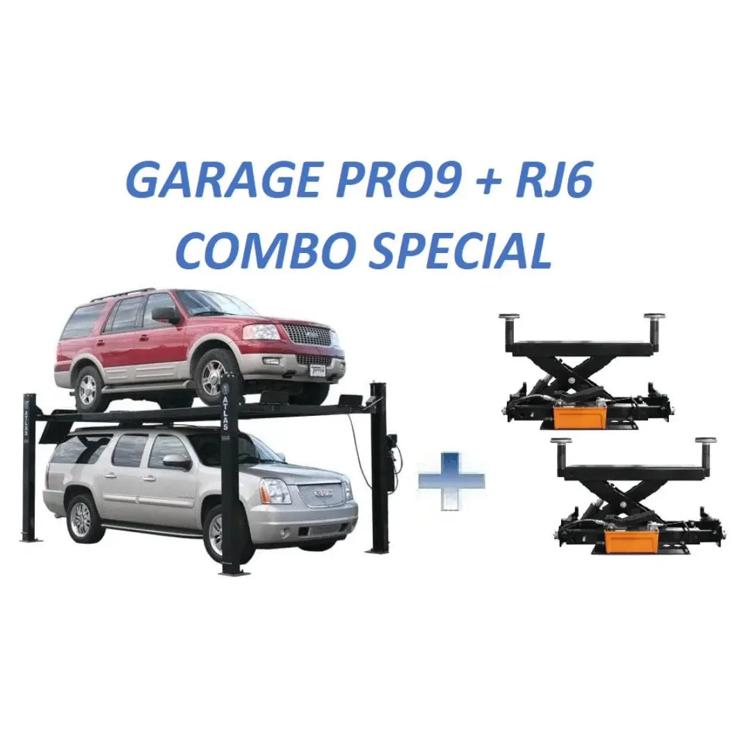 a1-323-1.webp Atlas Pro9000 4 Post Lifts with RJ6 Rolling Jacks