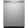 GE – 24″ Top Control Built-In Hybrid Tub Dishwashers with Dry Boost – Stainless Steels