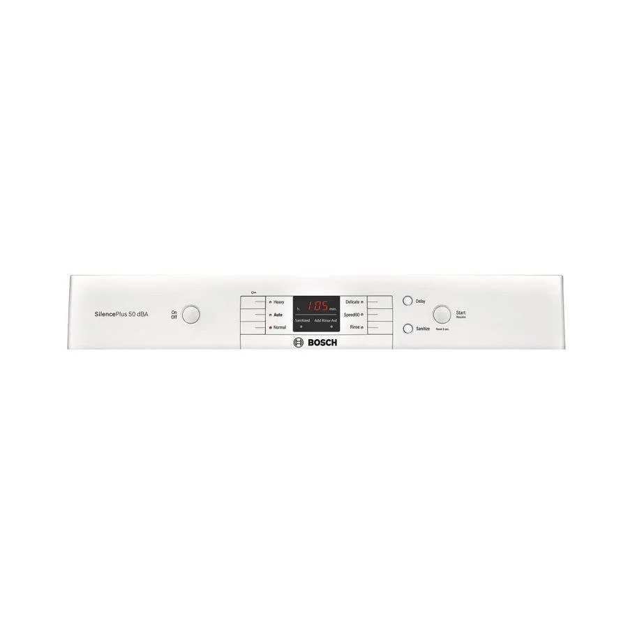 Bosch 100 Series PureDry 50-Decibel Front Control 24-in Built-In Dishwashers (Fingerprint-Resistant Stainless Steel) ENERGY STAR