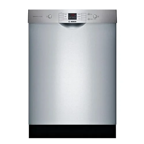 Bosch 100 Series PureDry 50-Decibel Front Control 24-in Built-In Dishwashers (Fingerprint-Resistant Stainless Steel) ENERGY STAR
