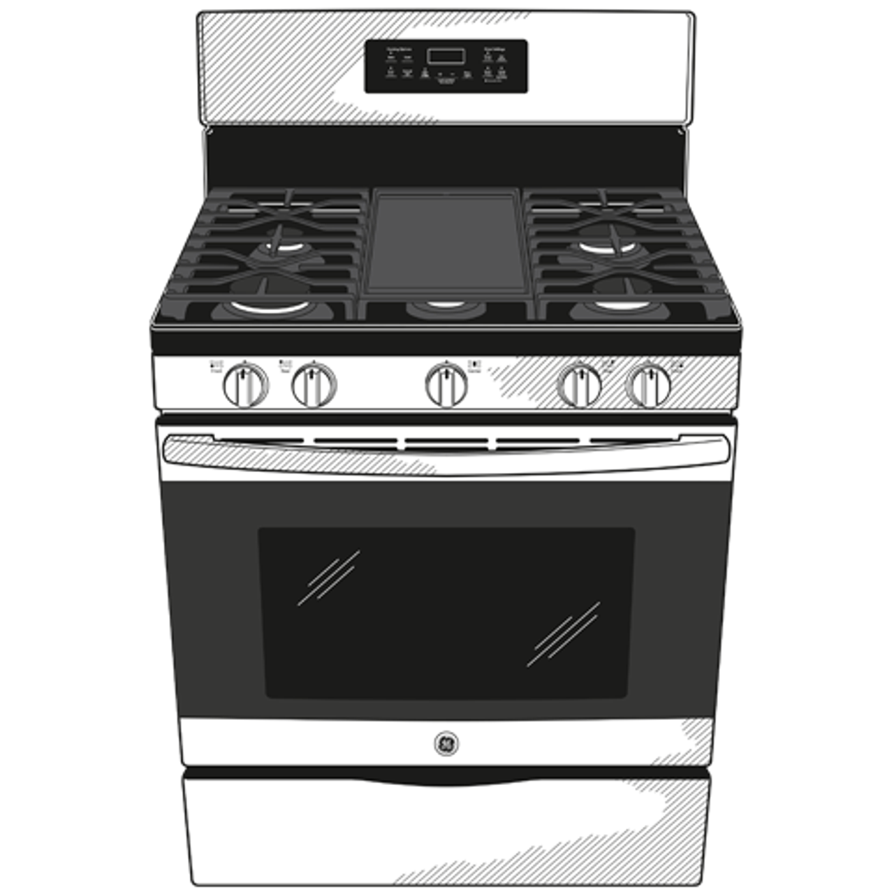 a44fc3d7fc1a11cdb6686bc5681fe33646113335__37860.webp GE 30″ Freestanding Gas Range