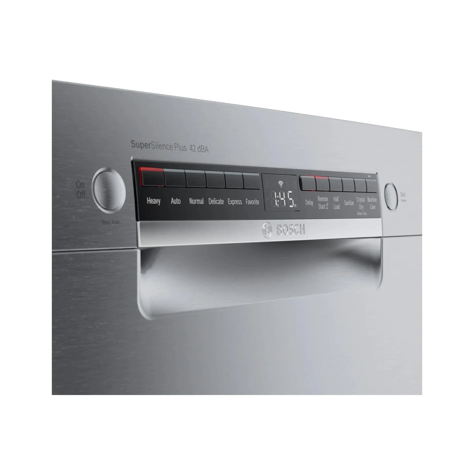 Bosch 800 Series 24 in. Top Control Smart Dishwashers with 42 dBa Sound Level, 3rd-Rack, CrystalDry & Pockets – Stainless Steel