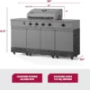 TYTUS Fresno Series 5 Burner Grills TDT-021