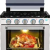 Camplux 21 Inches RV Stove Gas Range Oven 3 Burners Cooktops