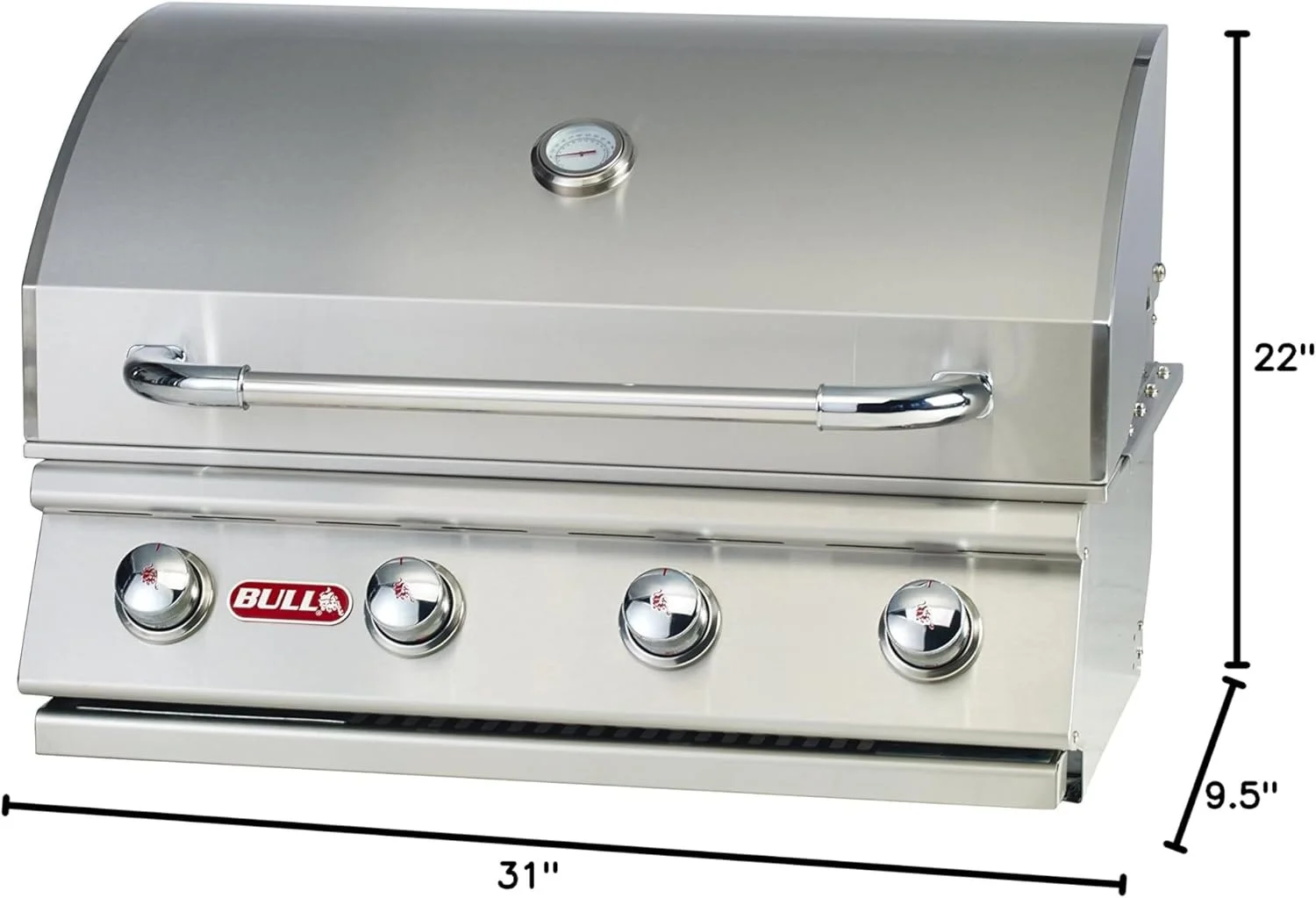 Bull Outlaw 30 inch 4 Burner Built in Natural Gas Grill