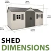 e2-18-1.webp Lifetime Legacy 15×8 Plastic Storage Shed Kit w/ Floors