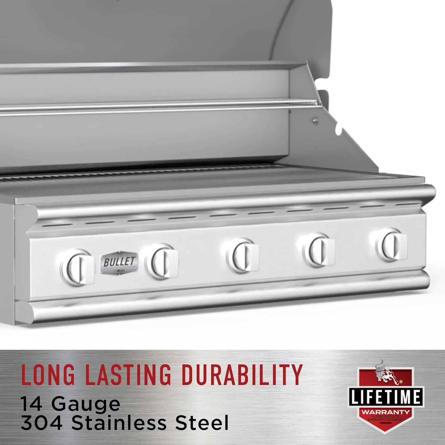 Bull Outlaw 30 inch 4 Burner Built in Natural Gas Grill