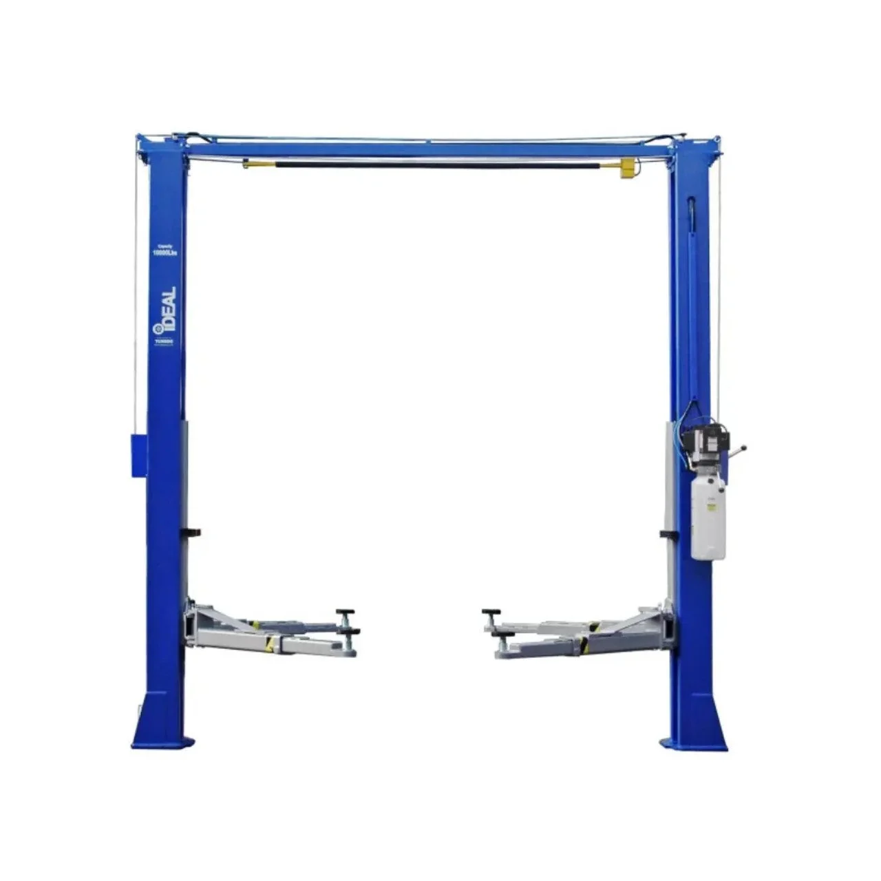 g1-24-1.webp iDEAL TP10KAC-DX 10,000 Lb Two Posts Clear Floor BI-symmetrical Lift – Ali Certified