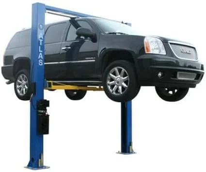 i1-14-1.webp ATLAS Automotive Equipment 9OHSC-SS 2-Post Vehicle Overhead Lift, 11β9β Minimum Ceiling Height, 9,000lb Capacity, Clear Floor, 11β10β Height, 3-Stages Front and 2-Stage Rear Arms, for DIY/Hobbyists