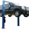 ATLAS Automotive Equipment 9OHSC-SS 2-Post Vehicle Overhead Lift, 11’9” Minimum Ceiling Height, 9,000lb Capacity, Clear Floor, 11’10” Height, 3-Stages Front and 2-Stage Rear Arms, for DIY/Hobbyists