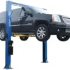 ATLAS Automotive Equipment 9OHSC-SS 2-Post Vehicle Overhead Lift, 11’9” Minimum Ceiling Height, 9,000lb Capacity, Clear Floor, 11’10” Height, 3-Stages Front and 2-Stage Rear Arms, for DIY/Hobbyists