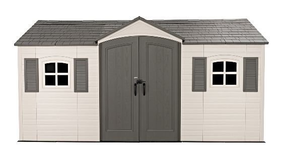 lifetime-legacy-15x8-front-60465.jpg Lifetime Legacy 15×8 Plastic Storage Shed Kit w/ Floor