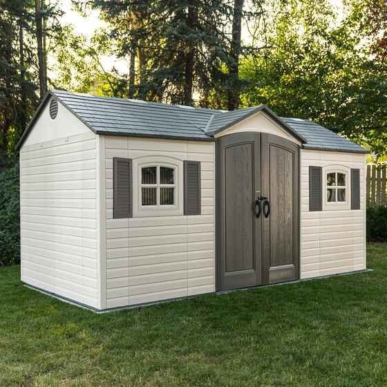 lifetime-shed-legacy-15x8-60465.jpg Lifetime Legacy 15×8 Plastic Storage Shed Kit w/ Floor