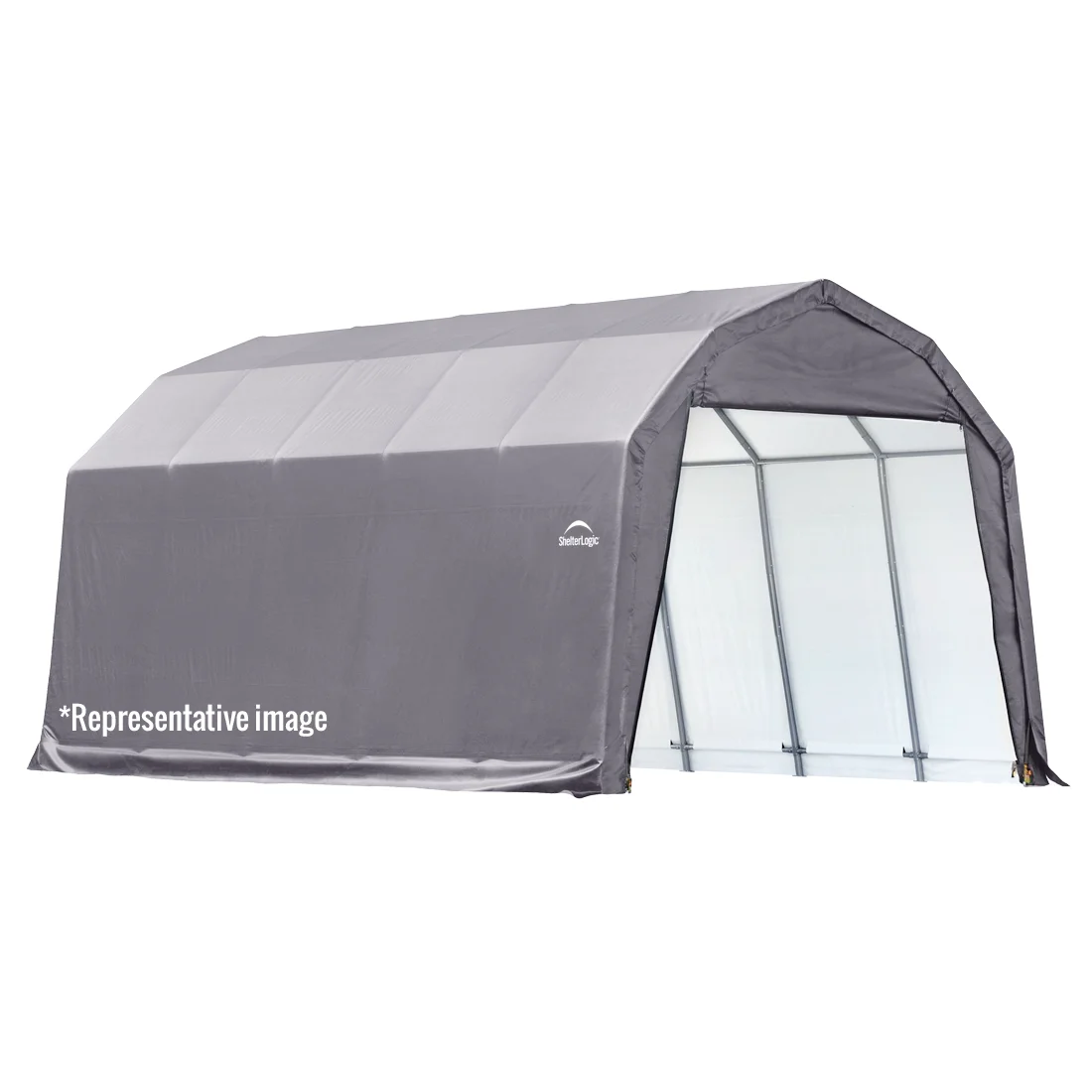 n1-25-1.webp ShelterCoat Custom Round Wind and Snow Rated Shelter, 12 ft. x 20 ft. x 8 ft. Standard PE 9 oz. Grays
