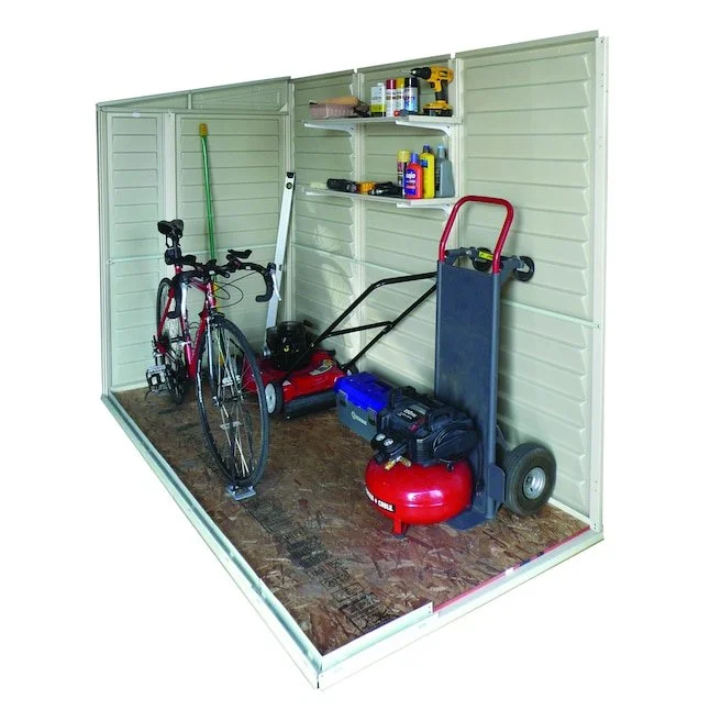 o2-16-1.webp DuraMax Building Products 4-ft x 8-ft Sidemate Off-white Lean-to Vinyl Storage Sheds