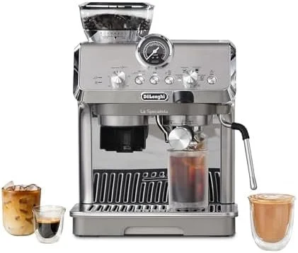 qwertyu11-2.webp De’Longhi La Specialista Arte Evo Espresso Machine – Compact Cold Brew Coffee Maker with Grinder, Milk Steam Wand/Frother & Tamping Tools – Home Barista Kit for Lattes, Cappuccinos, Iced Coffees