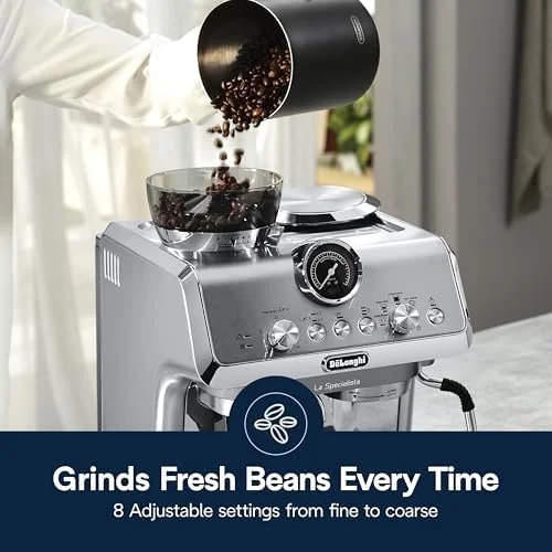 qwertyu66-1.webp De’Longhi La Specialista Arte Evo Espresso Machine – Compact Cold Brew Coffee Maker with Grinder, Milk Steam Wand/Frother & Tamping Tools – Home Barista Kit for Lattes, Cappuccinos, Iced Coffees