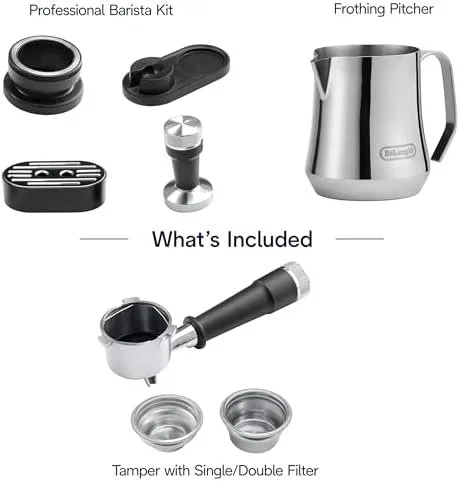 qwertyu88-1.webp De’Longhi La Specialista Arte Evo Espresso Machine – Compact Cold Brew Coffee Maker with Grinder, Milk Steam Wand/Frother & Tamping Tools – Home Barista Kit for Lattes, Cappuccinos, Iced Coffees