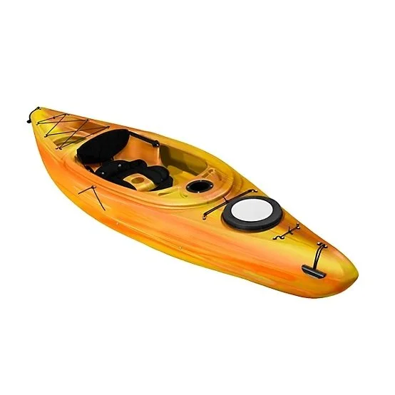r1-11-1.webp Sun Dolphin Simcoe 10.4, Sit-in Recreational Kayaks with Paddle, Tequila Sunrise