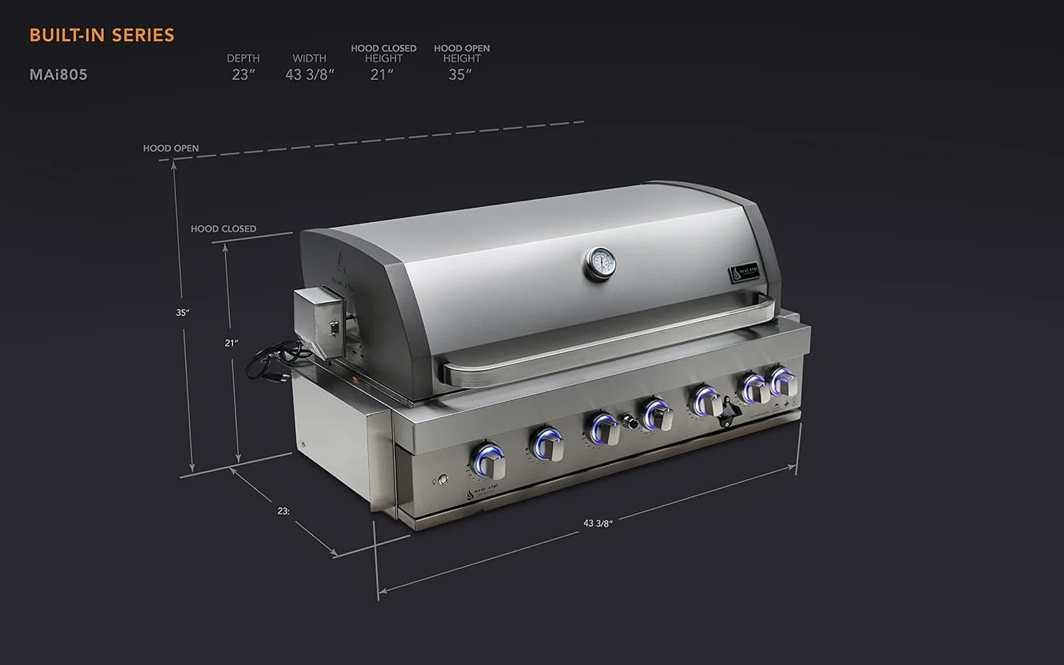 Mont Alpi 805 Built-In Gas Grills