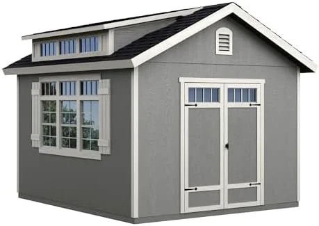 s1-20-1.webp Handy Home Products Windemere 10×12 Do-it-Yourself Wooden Storage Shed with Floor, Beiges