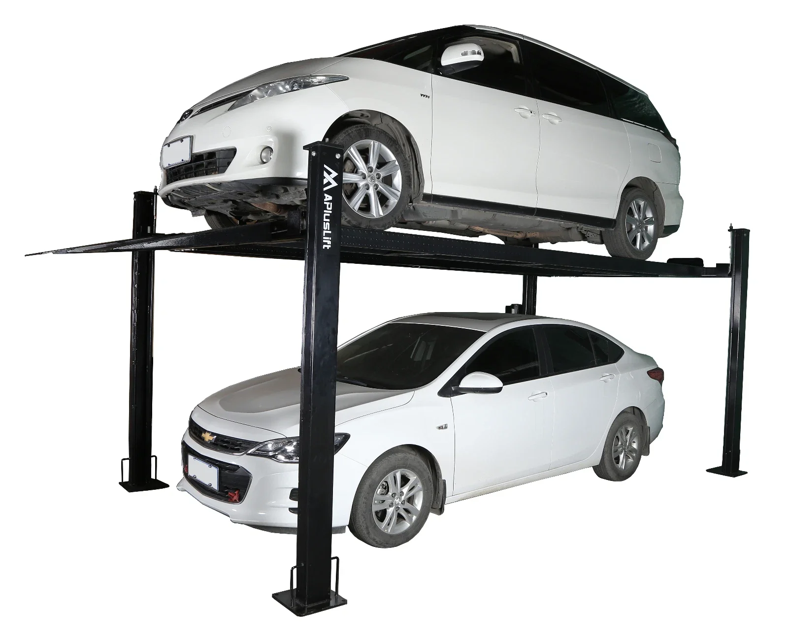 y1-13-1.webp APlusLift HW-8S 8000LB 4-Posts Portable Storage Service Car Lift / 3 Year Warranty